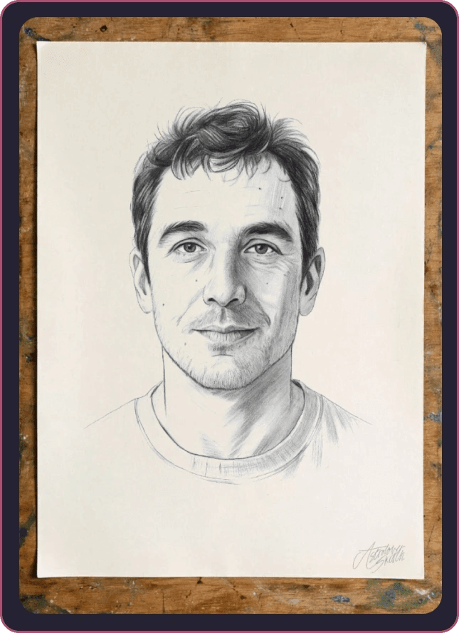 Astro Lover Sketch custom soulmate sketch